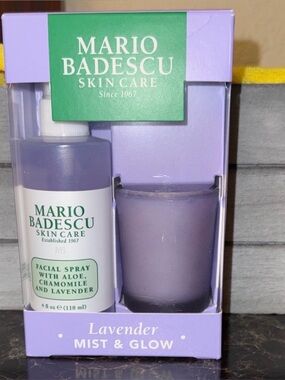 Mario Badescu Lavender Facial Spray & Candle Set - Light Purple
